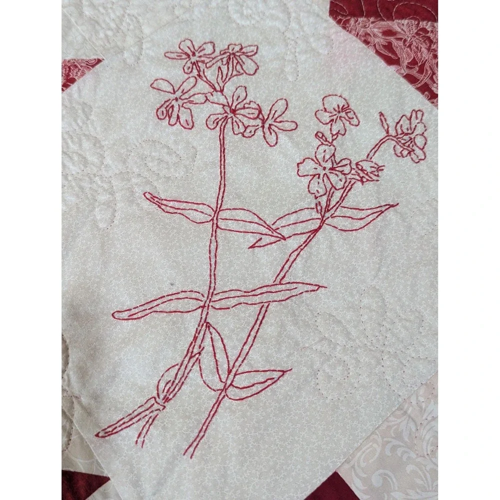 Vintage Handmade Quilt Twin Size